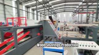 Holzspan-Produktionslinie