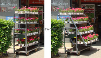 Iron steel 44x46x78In Warehouse / Garden Plant Trolley Moving